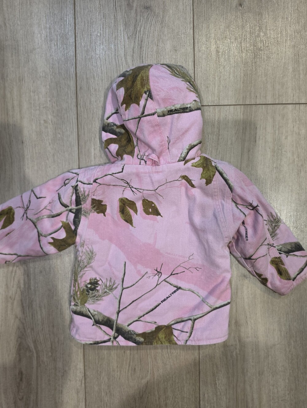 Berne Realtree Xtra Pink Camo Toddler Jacket & Bib Overalls Set 18M/12M - Picture 7 of 11